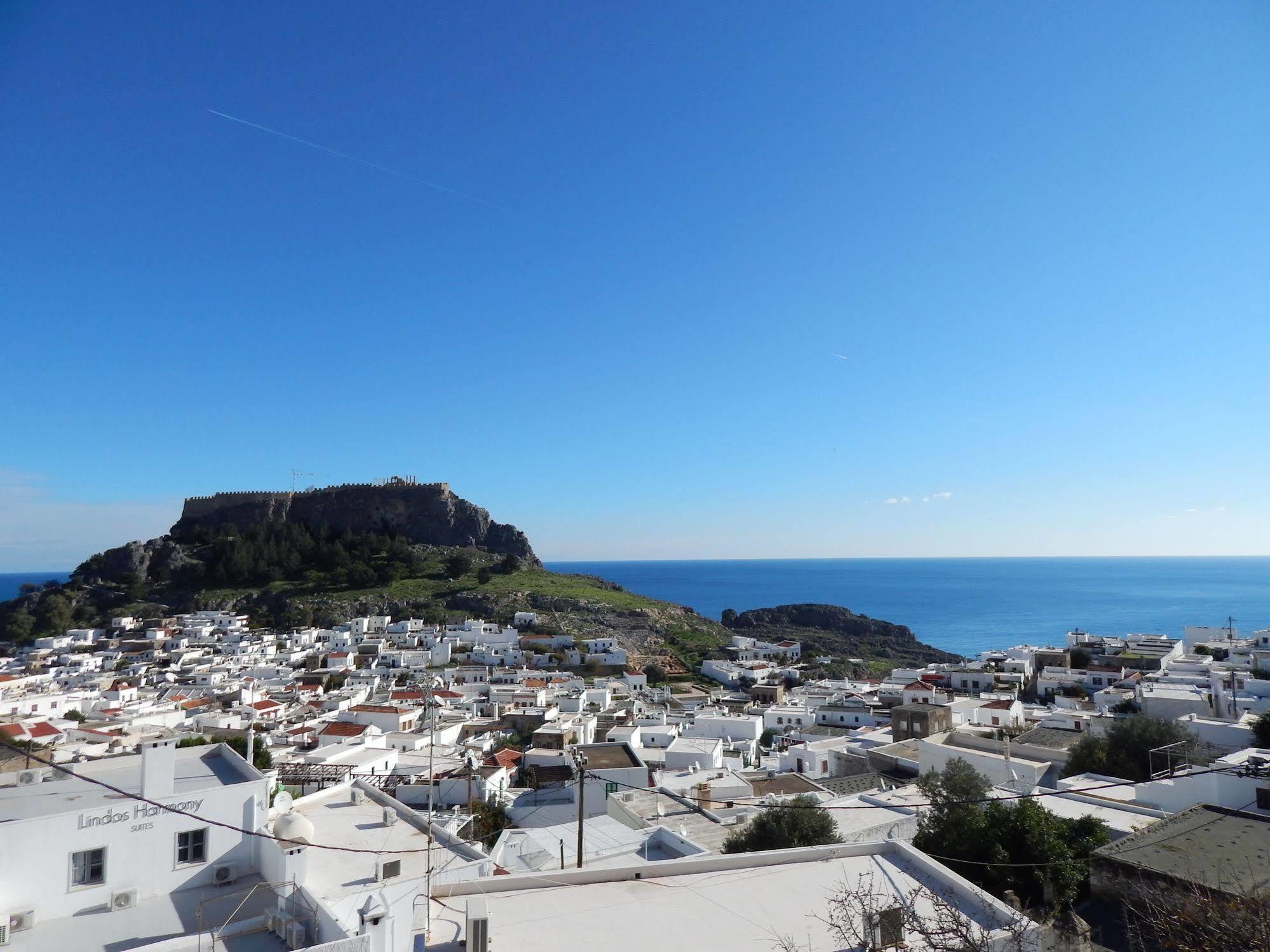 Little Lindos Sea View Studios Exterior foto